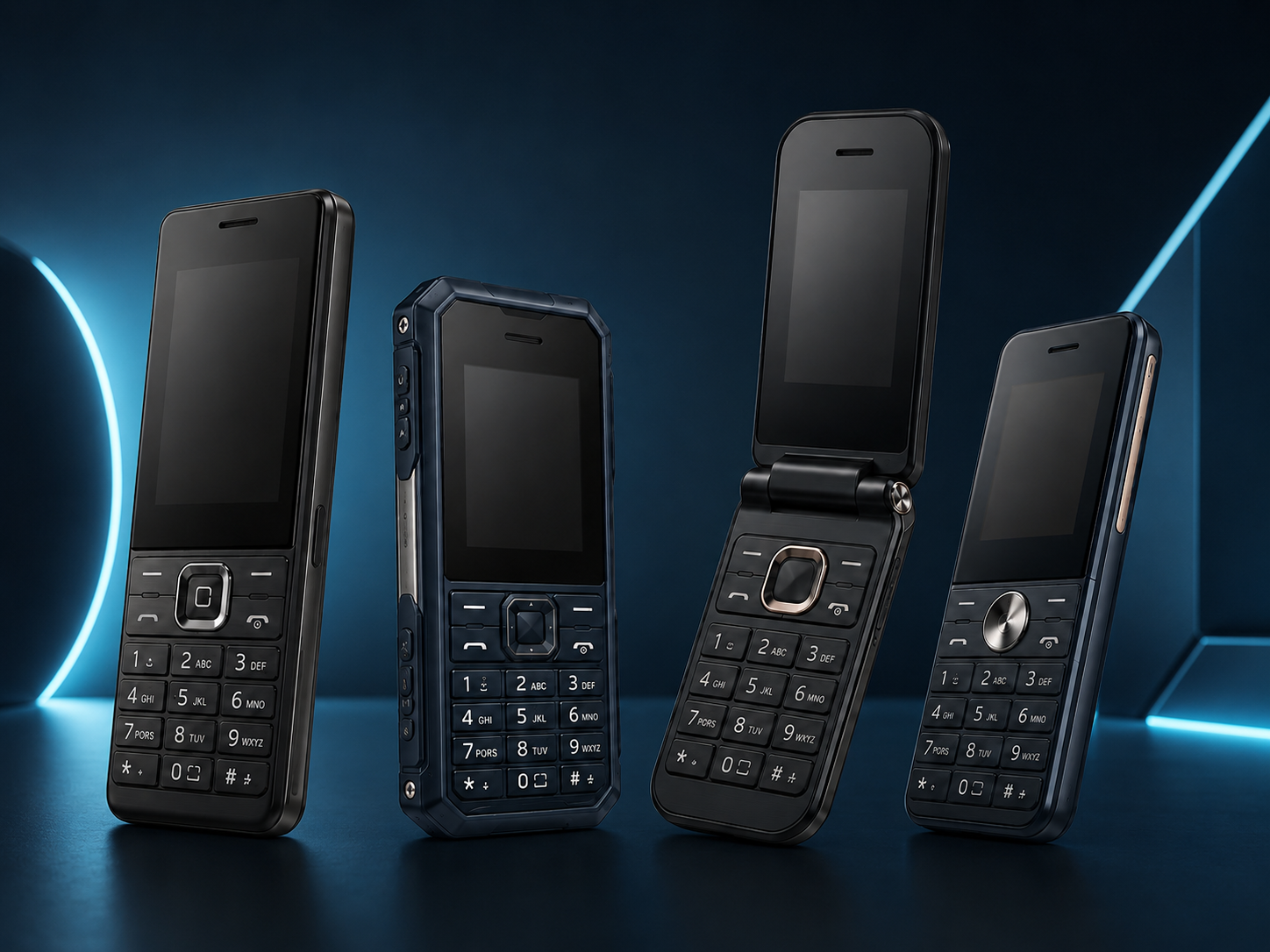 Modern basic phones with keypads